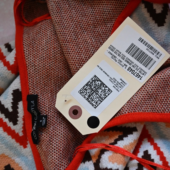 NWT Crush The Gateway Hug Mini Dress – Zig Zag Halter Knit (Size S) - Picture 4 of 4